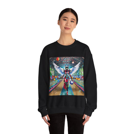 Samurai Robot Angels Unisex Heavy Blend™ Crewneck Sweatshirt