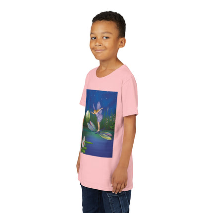 Fairy on a Dragonfly by Ida Rentoul Outhwaite Youth Short Sleeve Tee