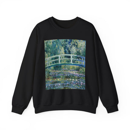 Water Lilies and Japanese Bridge by Claude Monet Heavy Blend™ Crewneck Sweatshirt
