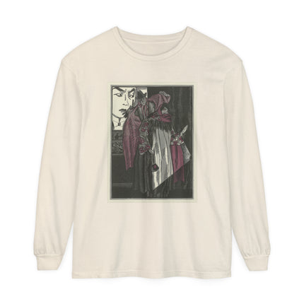 L’écran by Fernand Siméon Garment-dyed Long Sleeve T-Shirt