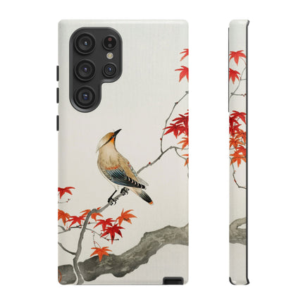 Japanese Bird on Maple by Ohara Koson Phone Cases