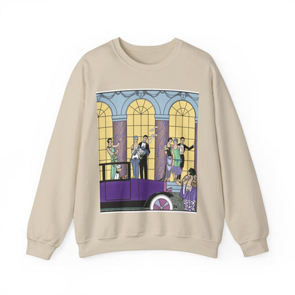 Au Revoir by George Barbier Heavy Blend™ Crewneck Sweatshirt