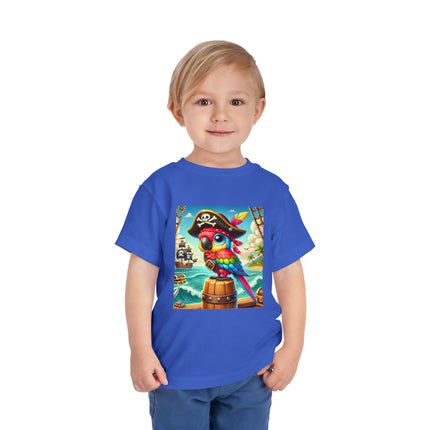 Captain Parrot and the Treasure Seas Toddler Short Sleeve Tee
