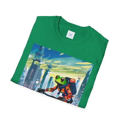 Cyberpunk Frog Softstyle T-Shirt