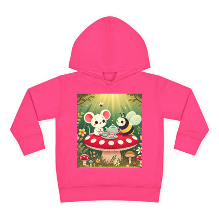 Tea Time Friends Toddler Pullover Fleece Hoodie
