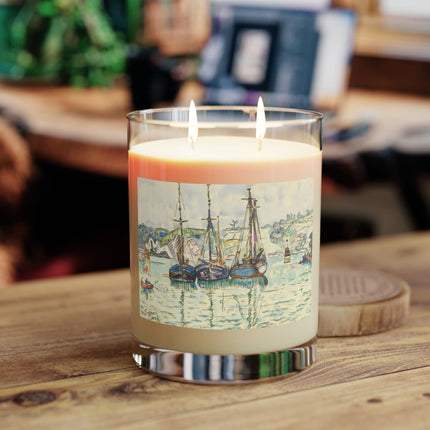 Le Trieux Paul Signac Scented Candle - Full Glass, 11oz - The White Tea & Fig, The Lavender & Sage, and The Ocean Mist & Moss