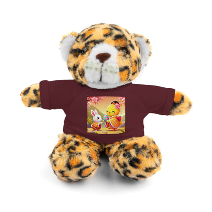 Whimsical Springtime Exchange Stuffed Animals with Tee