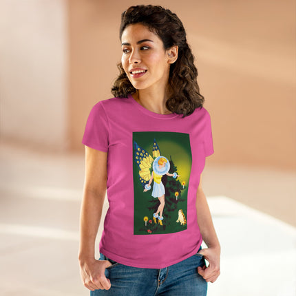 The Enchanted Encounter Women's Midweight Cotton Tee