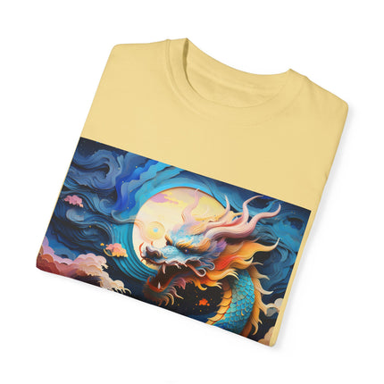 A Dragon's Ascent Unisex Garment-Dyed T-shirt