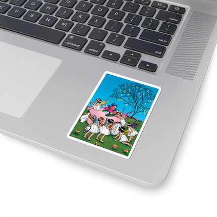 Enchanted Easter Gathering Kiss-Cut Stickers (4 Sizes)