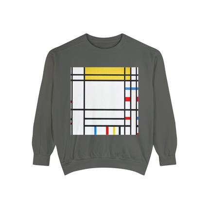 Place de la Concorde by Piet Mondrian Garment-Dyed Sweatshirt