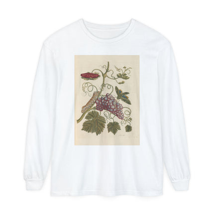 Botanical Pl.49 by Maria Sibylla Garment-dyed Long Sleeve T-Shirt