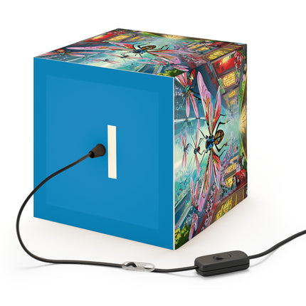 Neon Swarm Light Cube Lamp