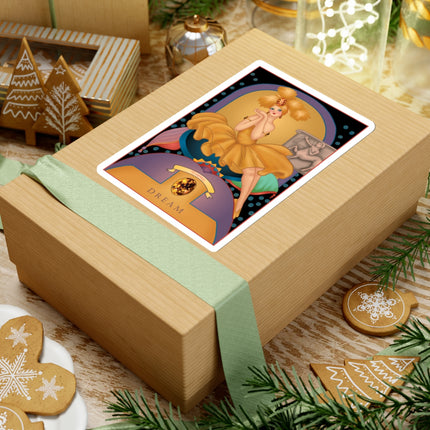 November & Topaz (from the Gem Series) by Sofia Chiostri Kiss-Cut Stickers (4 Sizes)