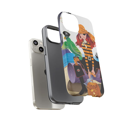 Moonlit Pirate Halloween Phone Cases