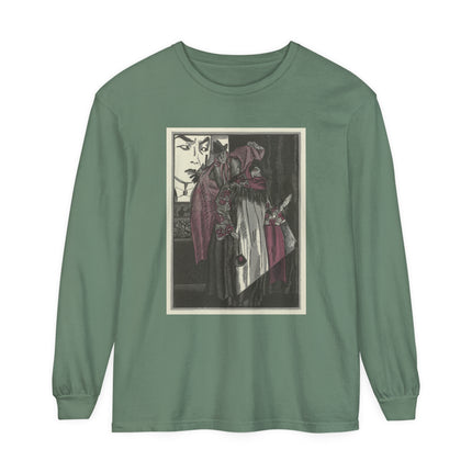 L’écran by Fernand Siméon Garment-dyed Long Sleeve T-Shirt