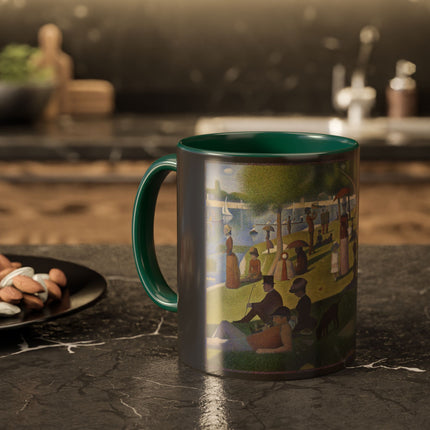 A Sunday on La Grande Jatte by Georges Seurat Colorful Mugs (11oz, 15oz)