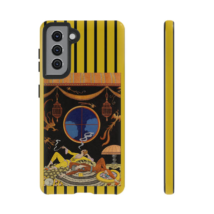 Falbalas et fanfreluches La paresse (Laziness) by George Barbier Phone Cases