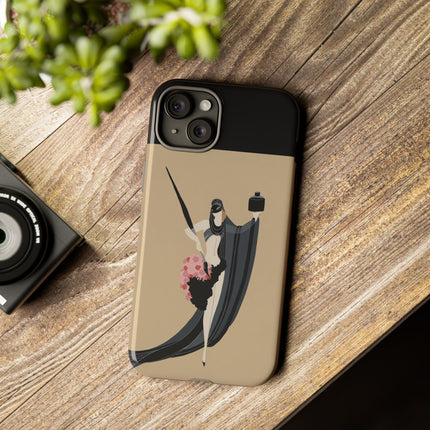 Dancer with Ink & Blossoms Phone Case – Elegant Grace & Artistic Poise