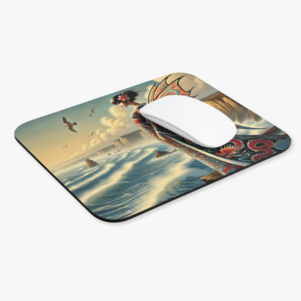 The Coastal Fairy Mouse Pad – Serene Grace & Oceanic Magic