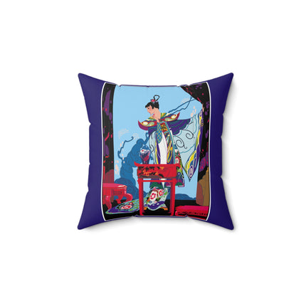 A Visual Journey by Umberto Brunelleschi Spun Polyester Square Pillow