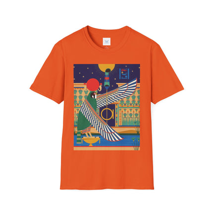 Winged Sun Disc & Falcon T-Shirt – Emblem of Hermes Trismegistus