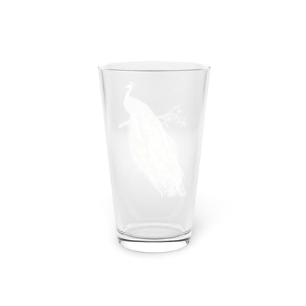 Indian Peafowl by Charles Dessalines D' Orbigny Glass, 16oz