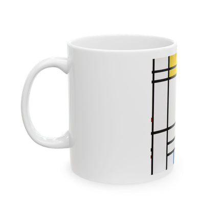 Place de la Concorde by Piet Mondrian Ceramic Mug (11oz, 15oz)