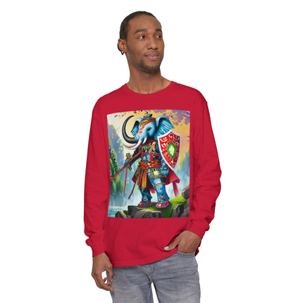 Cyberpunk Elephant Long Sleeve T-Shirt