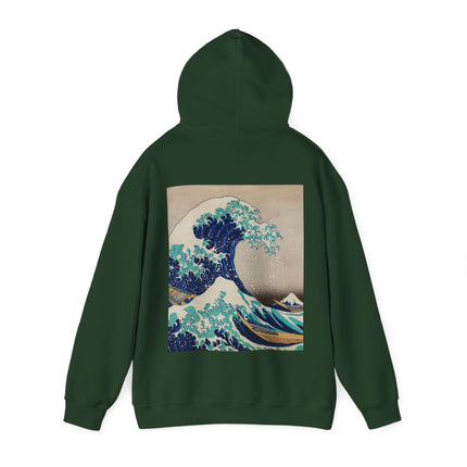 The Great Wave off Kanagawa by Katsushika Hokusai Heavy Blend™ Hooded Sweatshirt