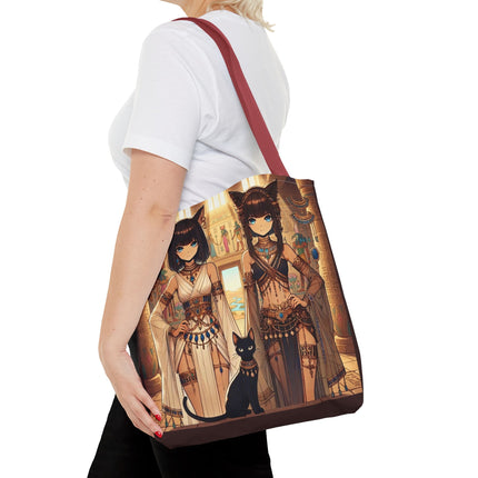 The Egyptian Priestess Cats Tote Bag – Temple Guardians & Ancient Grace