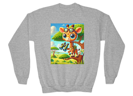 Giraffe Lookout Youth Crewneck Sweatshirt
