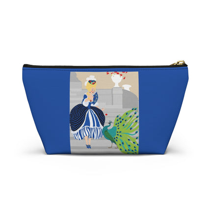 Peacock Courtesan Cosmetic Bag – Whimsical Elegance & Royal Splendor