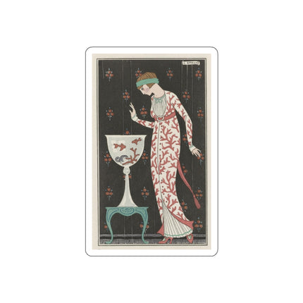 Robe d’intérieur by George Barbier Die-Cut Stickers (5 Stickers)