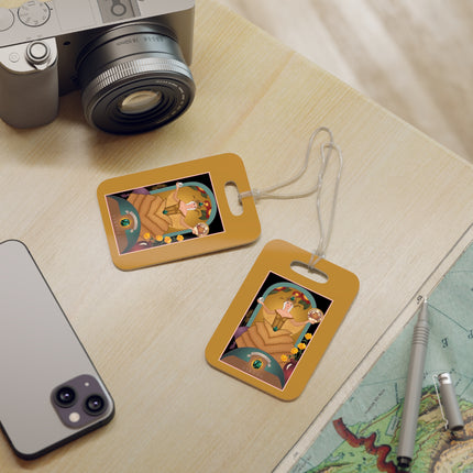 June & Pearl, Alexandrite (from the Gem Series) by Sofia Chiostri Luggage Tags
