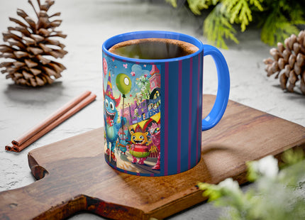 Monster Parade Madness Colorful Mugs (11oz, 15oz)