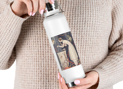 L'Etourdissant Petit Poisson (The Dazzling Little Fish) by George Barbier Copper Vacuum Insulated Bottle, 22oz