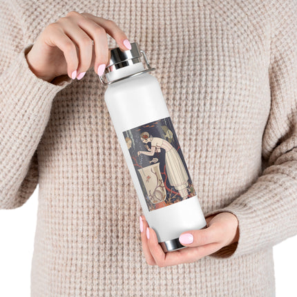 L'Etourdissant Petit Poisson (The Dazzling Little Fish) by George Barbier Copper Vacuum Insulated Bottle, 22oz