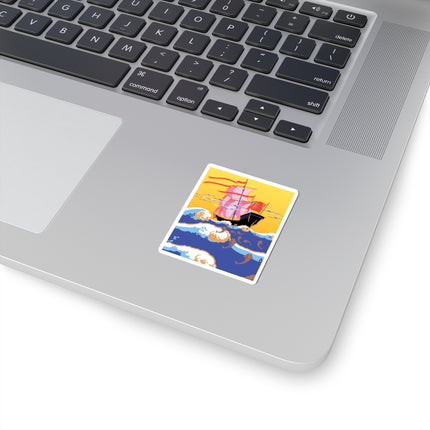 Golden Seas and Whimsical Dreams Kiss-Cut Stickers (4 Sizes)