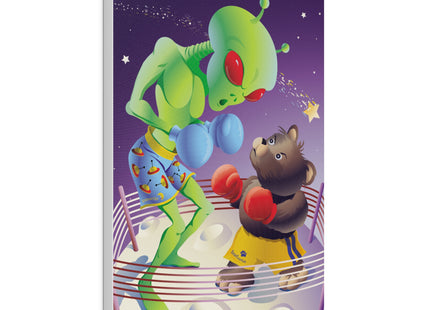 Cosmic Clash Matte Canvas, Stretched, 0.75"