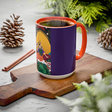 The Jewel Pavilion Colorful Mug (11oz, 15oz) – Royal Elegance, Peacock Beauty & Jewel-Toned Splendor