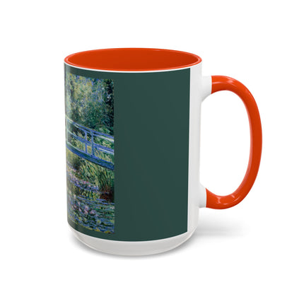 Water Lilies and Japanese Bridge by Claude Monet Colorful Mugs (11oz, 15oz)