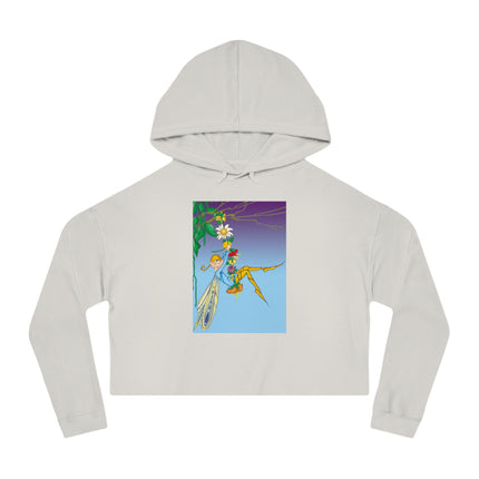 A Fairy's Delight Cropped Hooded Sweatshirt
