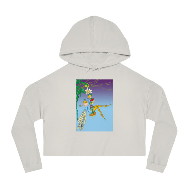 A Fairy's Delight Cropped Hooded Sweatshirt