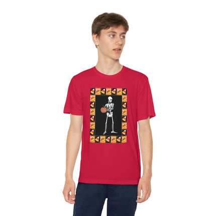Candy Corn Skeleton Youth Competitor Tee