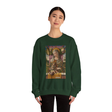Madonna and Child by Carlo Crivelli Heavy Blend™ Crewneck Sweatshirt