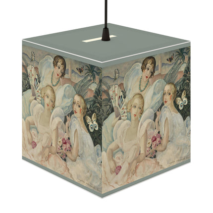 Les Femmes Fatales by Gerda Wegener Light Cube Lamp