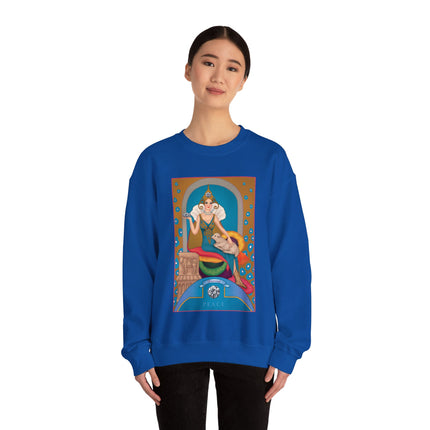 April & Diamond (from the Gem Series) by Sofia Chiostri Heavy Blend™ Crewneck Sweatshirt