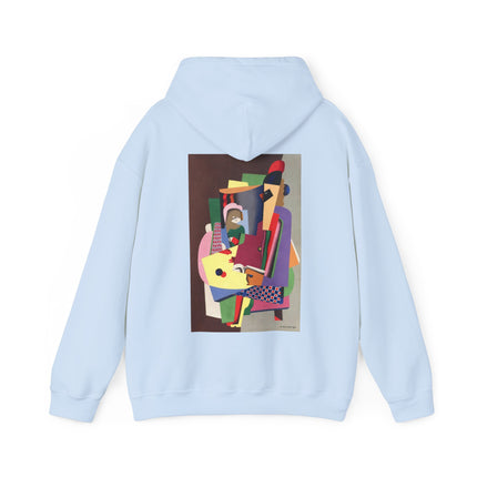 The Piano Lesson by Georges Valmier Heavy Blend™ Hooded Sweatshirt