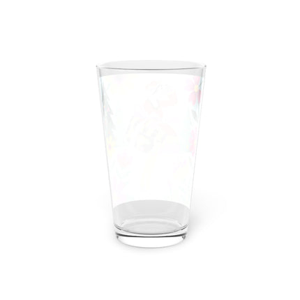 🌸🎄 Christmas In The Winter Garden Pint Glass – Whimsical Holiday Fantasy
